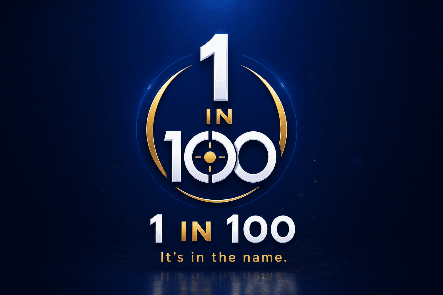 1 in 100 logo